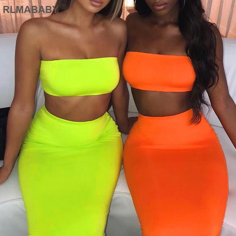 RLMABABY Strapless 2 Piece Set Women Bodycon Dress Off Shoulder High Waist Summer Long Maxi Dress Casual Club Party Sexy Dress
RLMABABY Strapless 2 Piece Set Women Bodycon Dress Off Shoulder High Waist Summer Long Maxi Dress Casual Club Party Sexy Dress