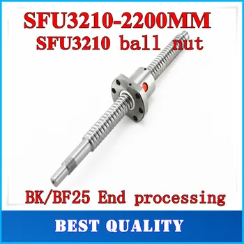 32mm 3210 Ball Screw Rolled C7 ballscrew SFU3210 2200mm BK25 BF25 end processing one 3210 flange single ball nut for CNC parts
32mm 3210 Ball Screw Rolled C7 ballscrew SFU3210 2200mm BK25 BF25 end processing one 3210 flange single ball nut for CNC parts