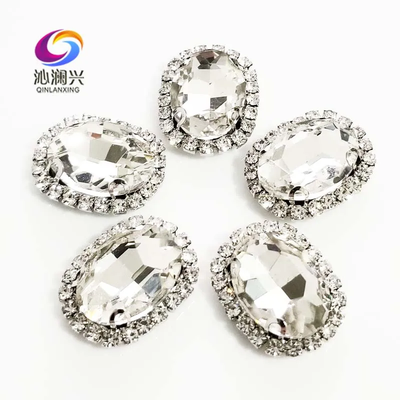 white oval shape top quality sew on Glass Crystal buckle,flatback loose rhinestones,Diy/Clothing/wedding decoration SWTK01 
white oval shape top quality sew on Glass Crystal buckle,flatback loose rhinestones,Diy/Clothing/wedding decoration SWTK01