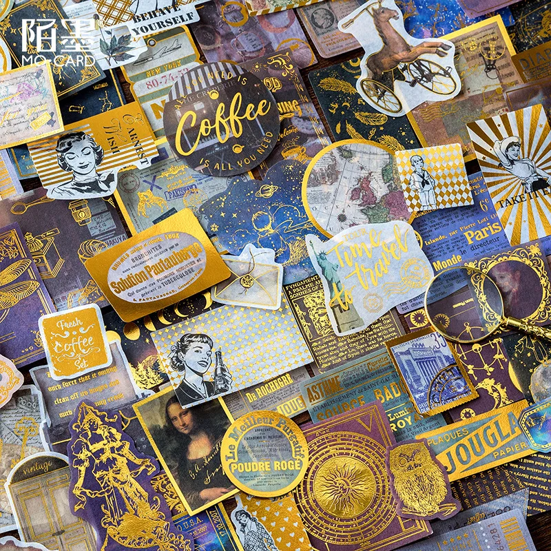 60pcs Vintage Tropical rain forest/Byzantine Art/Travel ticket map/Middle Ages/Elegant Lady Bronzing Stickers DIY Scrapbooking
60pcs Vintage Tropical rain forest/Byzantine Art/Travel ticket map/Middle Ages/Elegant Lady Bronzing Stickers DIY Scrapbooking