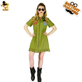 DSPLAY New Style Sexy Top Gun Fancy Dress Roleplay Carnival Ladies Career Suits Halloween Cosplay Soldier Special Troop Costume
DSPLAY New Style Sexy Top Gun Fancy Dress Roleplay Carnival Ladies Career Suits Halloween Cosplay Soldier Special Troop Costume