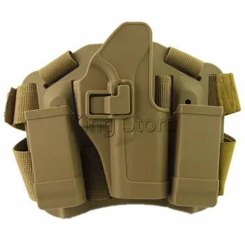 Military Tactical CQC Drop Leg Gun Holster for GL 17 19 22 23 31 32 Army Hunting Paintball Airsoft Quick Pistol Magazine Holster
Military Tactical CQC Drop Leg Gun Holster for GL 17 19 22 23 31 32 Army Hunting Paintball Airsoft Quick Pistol Magazine Holster