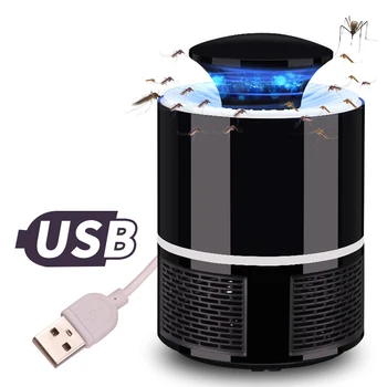 

Hiking Camping Mosquito Killer Home Safe Insect Trap LED Lamp Lights Pest Control USB Mosquito Lure Catcher Bug Zapper Trapping