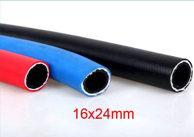 16mm inner diameter 24mm od High pressure air pipe oxygen tube acetylene pipe Welding torch gas cutting tubing argon, nitrogen
16mm inner diameter 24mm od High pressure air pipe oxygen tube acetylene pipe Welding torch gas cutting tubing argon, nitrogen
