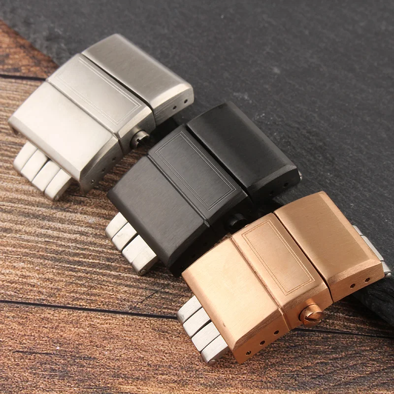 HUXIE20MM Stainless Steel Butterfly Buckle FOR Ulysse Nardin Watch EXECUTIVE DIVER MARINE Silicone Buckle Silver Rose Gold Black
HUXIE20MM Stainless Steel Butterfly Buckle FOR Ulysse Nardin Watch EXECUTIVE DIVER MARINE Silicone Buckle Silver Rose Gold Black