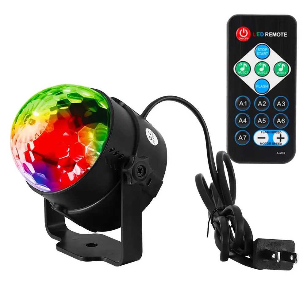 LumiParty Mini LED Disco Ball Light Remote Control RGB Party Lamp 7 Colors Sound Crystal Magic Stage Light
LumiParty Mini LED Disco Ball Light Remote Control RGB Party Lamp 7 Colors Sound Crystal Magic Stage Light