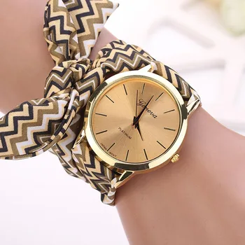 New Design Ladies Cloth Wristwatch Fashion Women Dress Watches High Quality Fabric Watch Sweet Girls Bracelet watch Hot Clock
New Design Ladies Cloth Wristwatch Fashion Women Dress Watches High Quality Fabric Watch Sweet Girls Bracelet watch Hot Clock