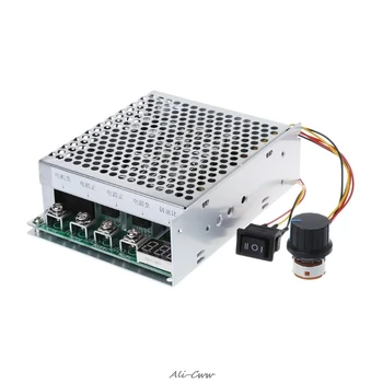 DC 10-55V 100A Motor Speed Controller Reversible PWM Control Forward/Reverse With Forward Reverse Bidirectional Toggle
DC 10-55V 100A Motor Speed Controller Reversible PWM Control Forward/Reverse With Forward Reverse Bidirectional Toggle
