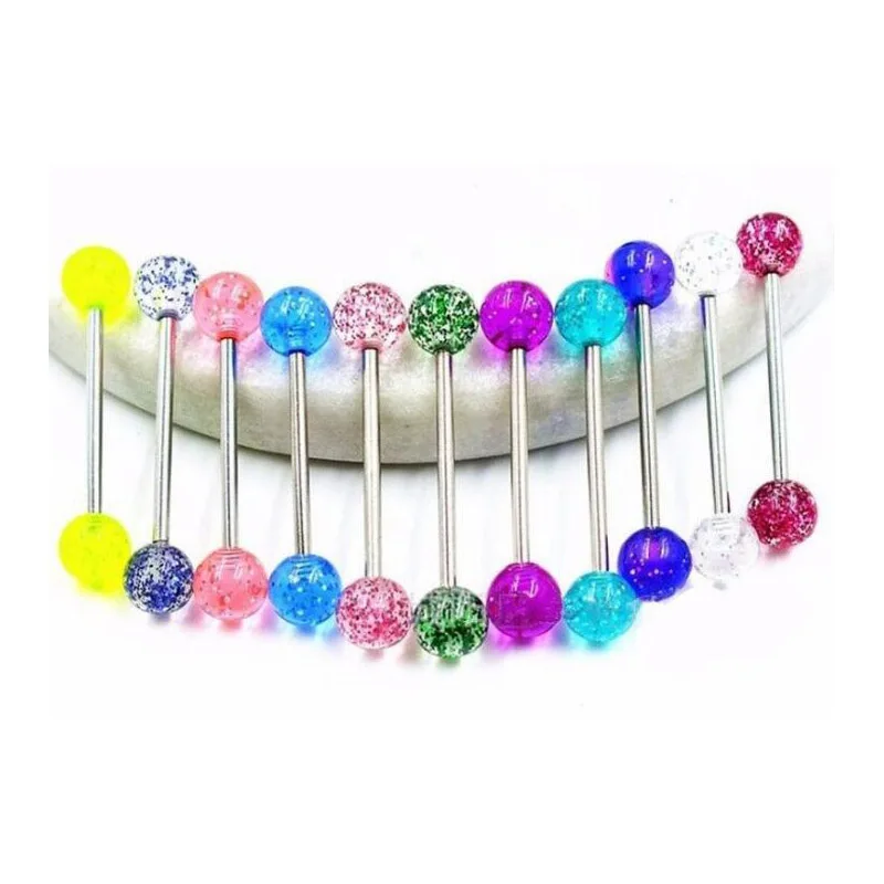 5X Colorful Surgical Stainless Steel Ball Barbell Tongue Button Ring Bar Surgical Piercing Sexy Body Jewelry for Women Navel Pie
5X Colorful Surgical Stainless Steel Ball Barbell Tongue Button Ring Bar Surgical Piercing Sexy Body Jewelry for Women Navel Pie