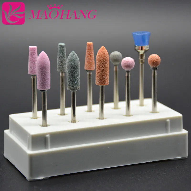 MAOHANG Prp 10pcs/set Ceramic Stone Nail Drill Bits Nail Art Tools Electric Manicure Machine Accessories Cutter Nail Files
MAOHANG Prp 10pcs/set Ceramic Stone Nail Drill Bits Nail Art Tools Electric Manicure Machine Accessories Cutter Nail Files