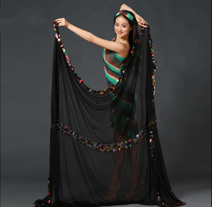 Belly Dance Malaya Scarf Big Size Thrown Scarf Sequine Decorated Stage Props Black Silver Dance Veils
Belly Dance Malaya Scarf Big Size Thrown Scarf Sequine Decorated Stage Props Black Silver Dance Veils