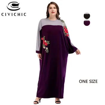 CIVI CHIC Bat Wing Sleeve Maxi Dress Women Vintage Big Size Loose Jurk Floral Embroidery Robe Longue Muslim Party Vestido DRS163
CIVI CHIC Bat Wing Sleeve Maxi Dress Women Vintage Big Size Loose Jurk Floral Embroidery Robe Longue Muslim Party Vestido DRS163
