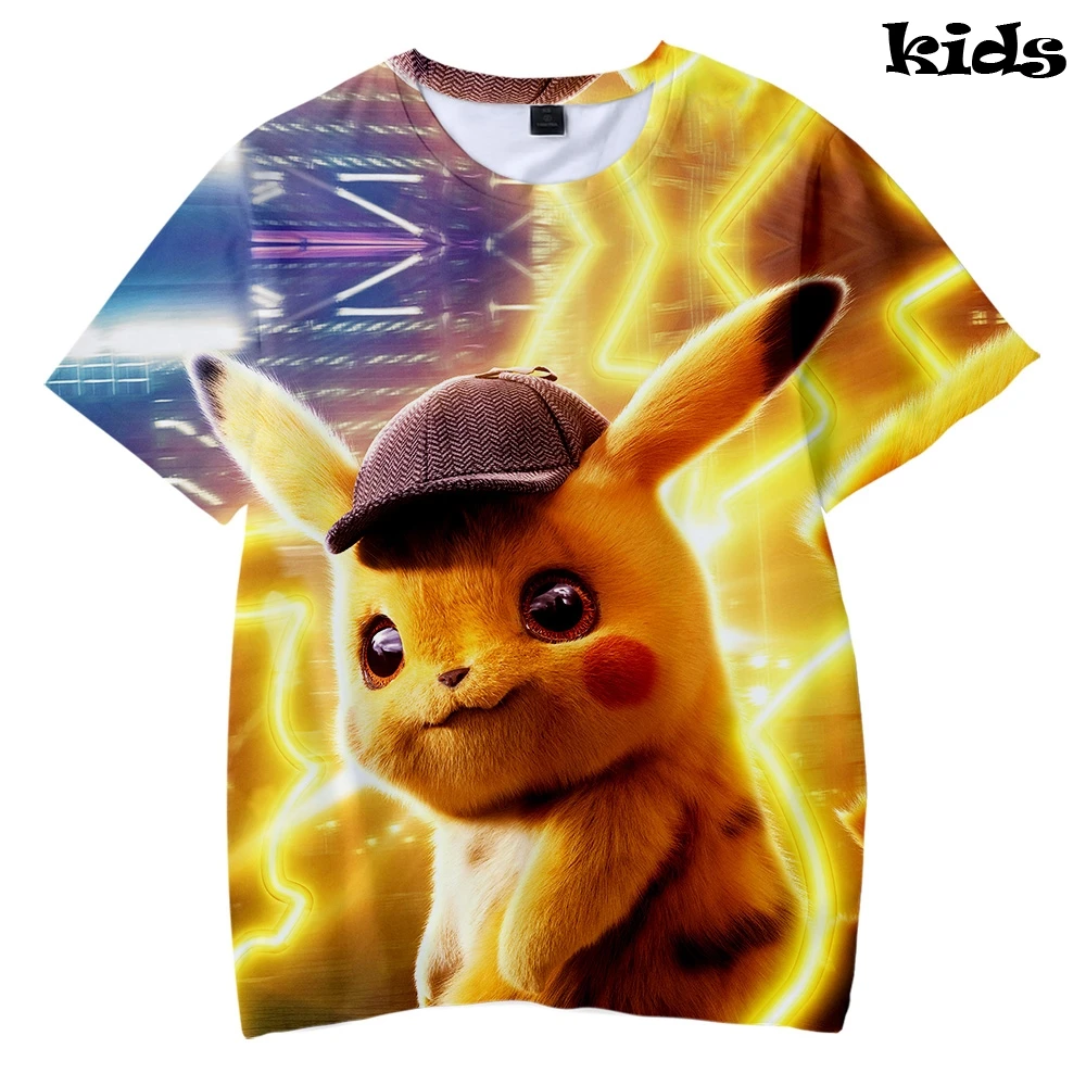 Pokemon Pikachu 3D Fashion Basic casual Cool street Popular Kids Cute T shirt Short Sleeve Summer Boys/Girls T-shirt
Pokemon Pikachu 3D Fashion Basic casual Cool street Popular Kids Cute T shirt Short Sleeve Summer Boys/Girls T-shirt