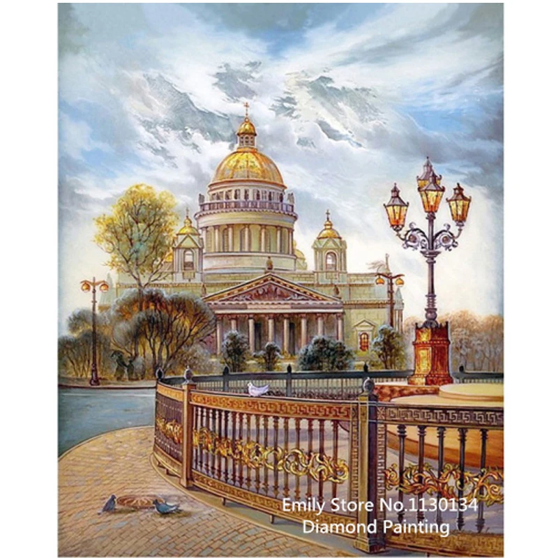 Christian church diy full diamond embroidery house painting 3d mosaic handicraft patchwork square drill diamonds needlework D684
Christian church diy full diamond embroidery house painting 3d mosaic handicraft patchwork square drill diamonds needlework D684