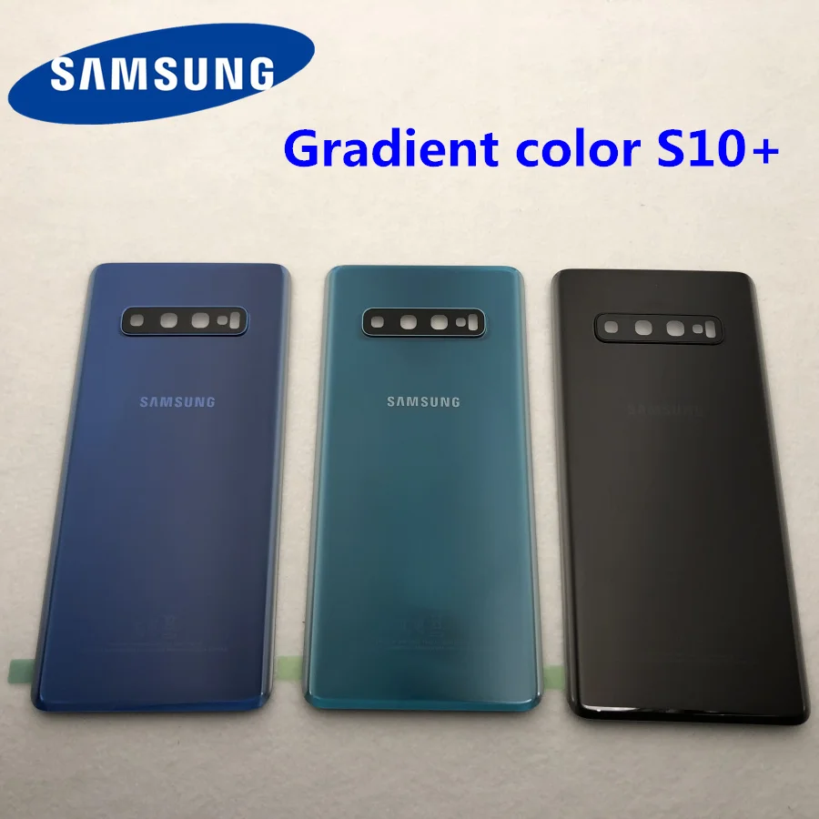 Gradient color S10+ Battery Glass Back Cover For Samsung Galaxy S10 Plus G975 G975F SM-G975F Rear Door Housing Cover sticker
Gradient color S10+ Battery Glass Back Cover For Samsung Galaxy S10 Plus G975 G975F SM-G975F Rear Door Housing Cover sticker