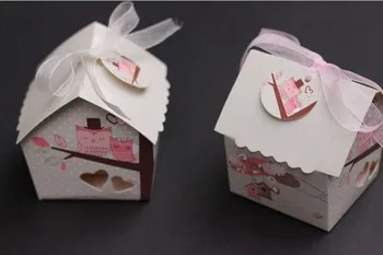 Free Shipping 100Pcs/Lot Baby Shower "Mini Love Bird and Heart House" Candy Box Wedding Favor Boxes Party Gifts Box
Free Shipping 100Pcs/Lot Baby Shower "Mini Love Bird and Heart House" Candy Box Wedding Favor Boxes Party Gifts Box