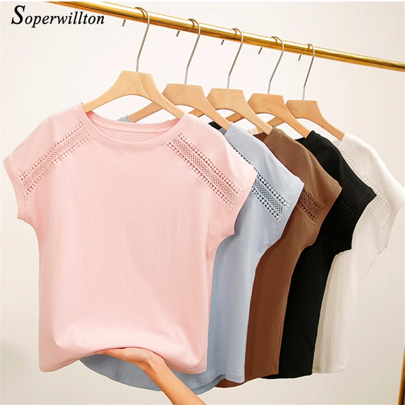 Female T-shirt Women Tops 2019 Summer Cotton T-Shirts For Women Black White Pink Plus Size Tshirt Short Sleeve Women T Shirts
Female T-shirt Women Tops 2019 Summer Cotton T-Shirts For Women Black White Pink Plus Size Tshirt Short Sleeve Women T Shirts