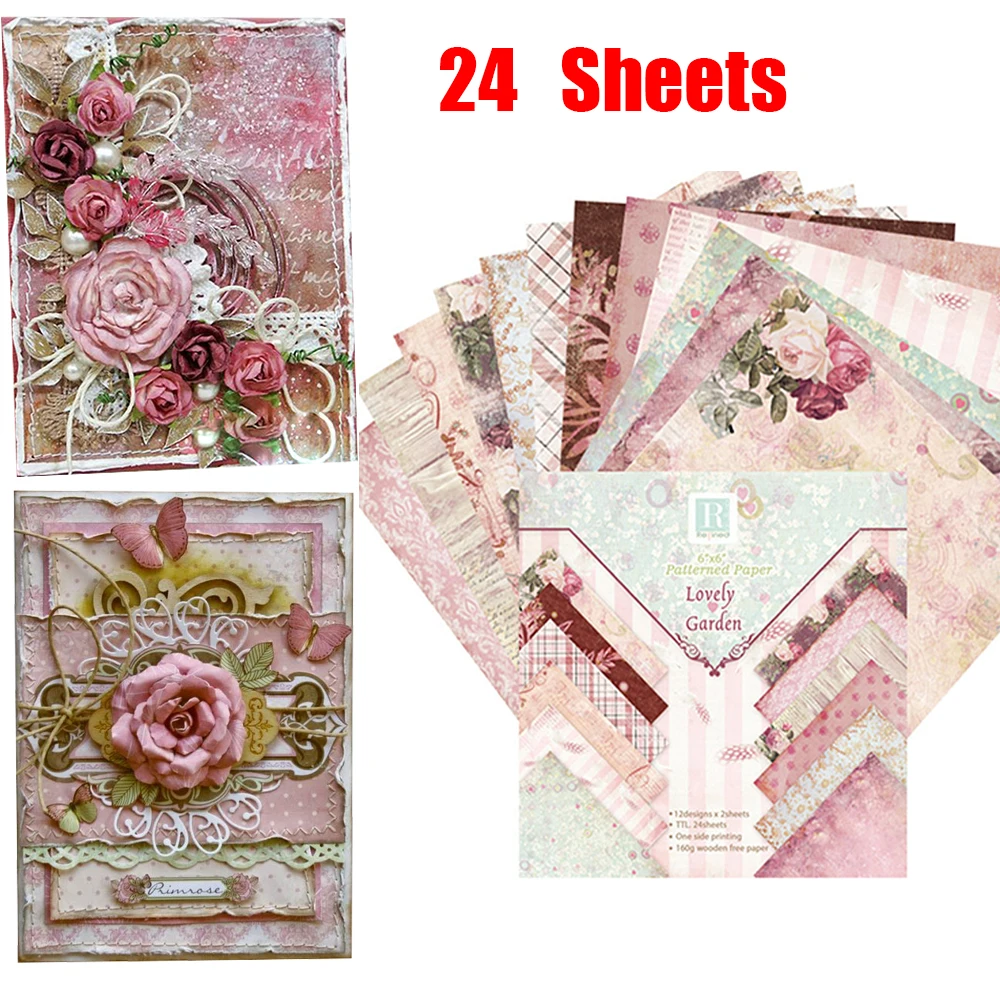 24 Sheets Decorative Vintage Scrapbooking Pads Paper Origami Cutting Dies Art Background Card Making DIY Paper Craft Decor
24 Sheets Decorative Vintage Scrapbooking Pads Paper Origami Cutting Dies Art Background Card Making DIY Paper Craft Decor