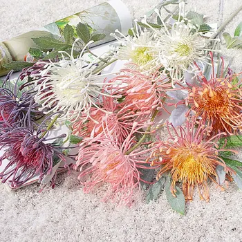 3Heads/branch Leucospermum Artificial Flowers for Wedding decoration flores artificiales plastic fake flowers fleur artificielle
3Heads/branch Leucospermum Artificial Flowers for Wedding decoration flores artificiales plastic fake flowers fleur artificielle
