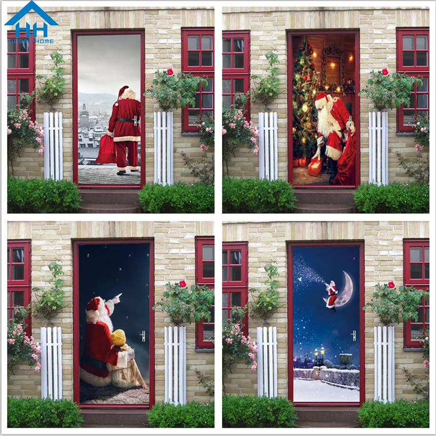 Welcome Santa Claus Door Stickers Christmas Present for Children Room Gate Sticker Decoration Removable Wall Paper Decals Murals
Welcome Santa Claus Door Stickers Christmas Present for Children Room Gate Sticker Decoration Removable Wall Paper Decals Murals