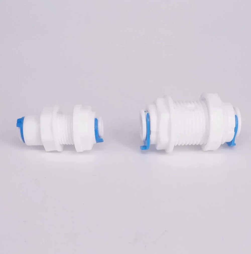 Fit for 1/4" 3/8" OD Tube Bulkhead Thread 3/8" 1/2" BSP With Nut Connector Fitting Aquarium Reverse Osmosis RO Water dispenser
Fit for 1/4" 3/8" OD Tube Bulkhead Thread 3/8" 1/2" BSP With Nut Connector Fitting Aquarium Reverse Osmosis RO Water dispenser