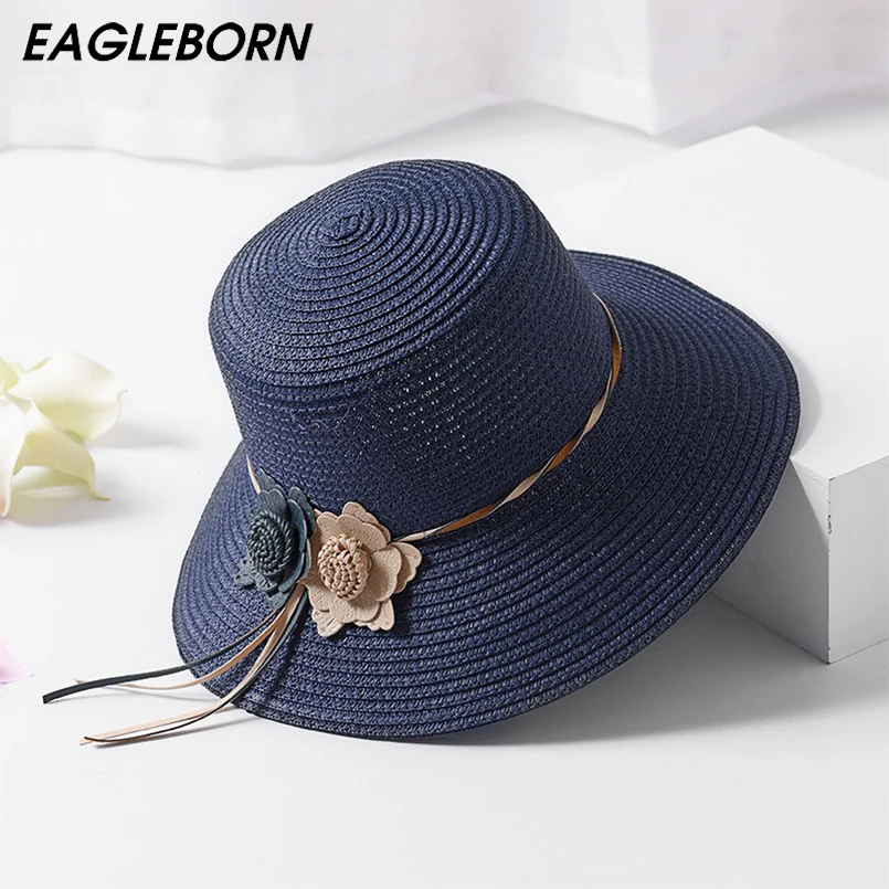 EAGLEBORN 2019 Summer Women Sun Hat Ladies Wide Brim Straw Hats Foldable Beach Panama Hats Church Hat Bone Chapeu Feminino
EAGLEBORN 2019 Summer Women Sun Hat Ladies Wide Brim Straw Hats Foldable Beach Panama Hats Church Hat Bone Chapeu Feminino
