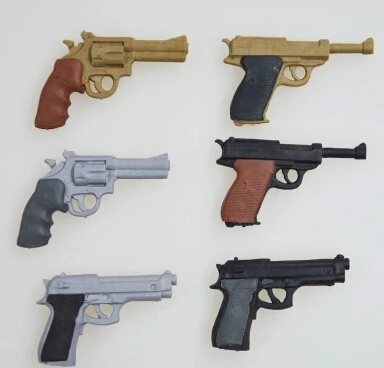 Hot Military New 3D Eraser for Personal Collection Gun Eraser Revolver Eraser Desert Eagle Pistol Eraser 6 Pieces Per Lot
Hot Military New 3D Eraser for Personal Collection Gun Eraser Revolver Eraser Desert Eagle Pistol Eraser 6 Pieces Per Lot