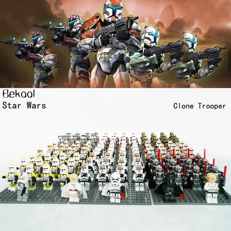 13PCS STAR WARS CUSTOM Clone Commanders Clone Trooper Captain SHOCK TROOPER Clone Solider Mini toys figs COMPATIBLE LEGOE blocks
13PCS STAR WARS CUSTOM Clone Commanders Clone Trooper Captain SHOCK TROOPER Clone Solider Mini toys figs COMPATIBLE LEGOE blocks