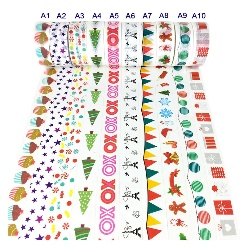 2018 Christmas gift Wrapping Masking Tapes for Decorative Christmas Washi Tape Set for Kids DIY Scrapbooking Christmas Tree Dec
2018 Christmas gift Wrapping Masking Tapes for Decorative Christmas Washi Tape Set for Kids DIY Scrapbooking Christmas Tree Dec