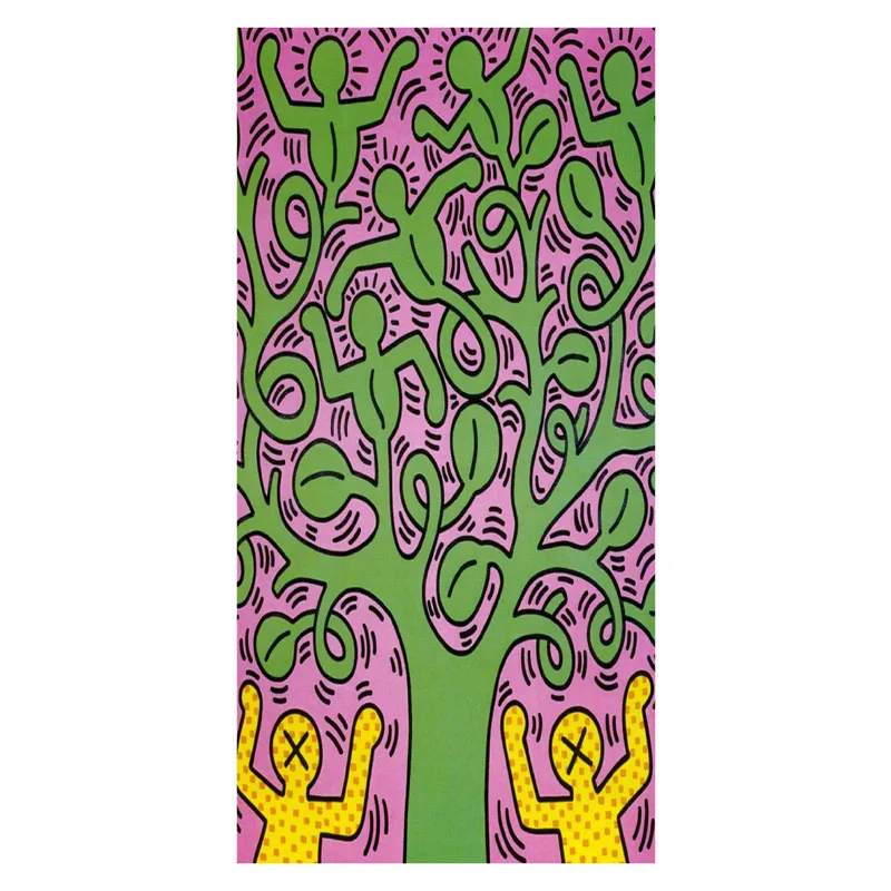 Keith Haring Graffiti Print Bamboo Fiber Bath Beach Gym Camping Towel/Super Water-absorbing&Fast Drying Washcloth_Size:35X70CM
Keith Haring Graffiti Print Bamboo Fiber Bath Beach Gym Camping Towel/Super Water-absorbing&Fast Drying Washcloth_Size:35X70CM