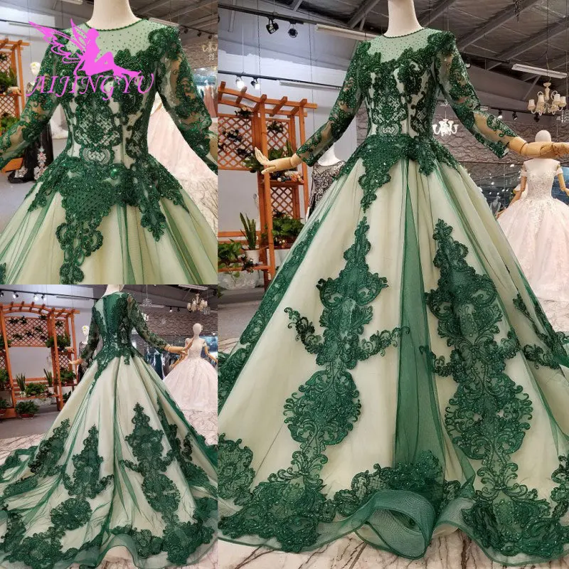 AIJINGYU Rustic Wedding Dress Long Sleeve Gowns Modest White Corset Simple Luxury 2018 Real Lace Bridal Gown Price
AIJINGYU Rustic Wedding Dress Long Sleeve Gowns Modest White Corset Simple Luxury 2018 Real Lace Bridal Gown Price