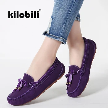 kilobili women ballet flats shoes suede leather slip on riband knot driver loafers ladies women casual moccasins Spring Summer
kilobili women ballet flats shoes suede leather slip on riband knot driver loafers ladies women casual moccasins Spring Summer