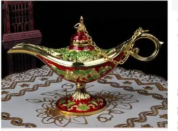 long 12CM Lamps craft decoration Mini Tin Alloy Metal Crafts Magic Fairy Tale Lamp Home/Desk/Office ornament
long 12CM Lamps craft decoration Mini Tin Alloy Metal Crafts Magic Fairy Tale Lamp Home/Desk/Office ornament
