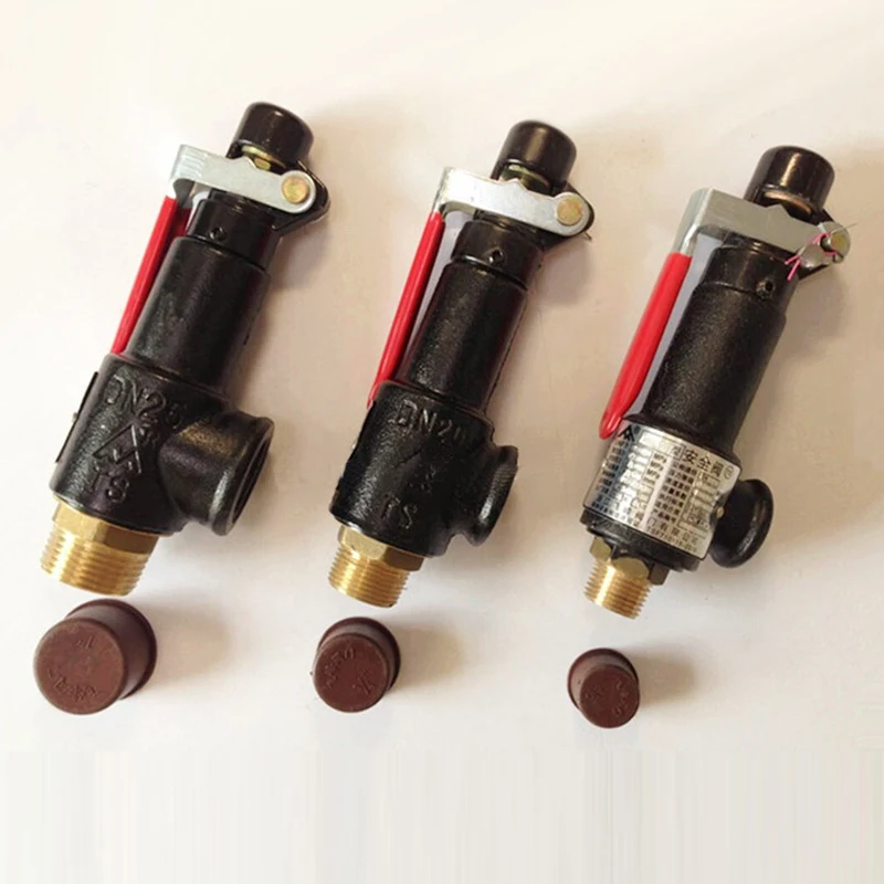 1/2" 1 inch Male Thread Spring Type Relief Valve Iron Body Safety Release Valve for Air Compressor Screw Machine boiler A27W-10T
1/2" 1 inch Male Thread Spring Type Relief Valve Iron Body Safety Release Valve for Air Compressor Screw Machine boiler A27W-10T