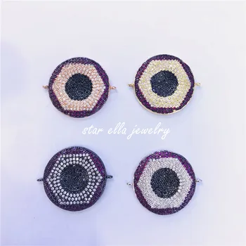 10pcs/lot Mixed Color Micro Pave CZ Round Classical Charm Bracelet Finding Accessory for Women Bracelet Jewelry Making
10pcs/lot Mixed Color Micro Pave CZ Round Classical Charm Bracelet Finding Accessory for Women Bracelet Jewelry Making