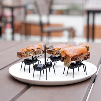 12Pcs Kitchen Gadgets Mini Ant Fruit-forks Decoration Kitchen Bar Party Kids Cake Dessert-fork Tableware Kitchen Accessories
12Pcs Kitchen Gadgets Mini Ant Fruit-forks Decoration Kitchen Bar Party Kids Cake Dessert-fork Tableware Kitchen Accessories