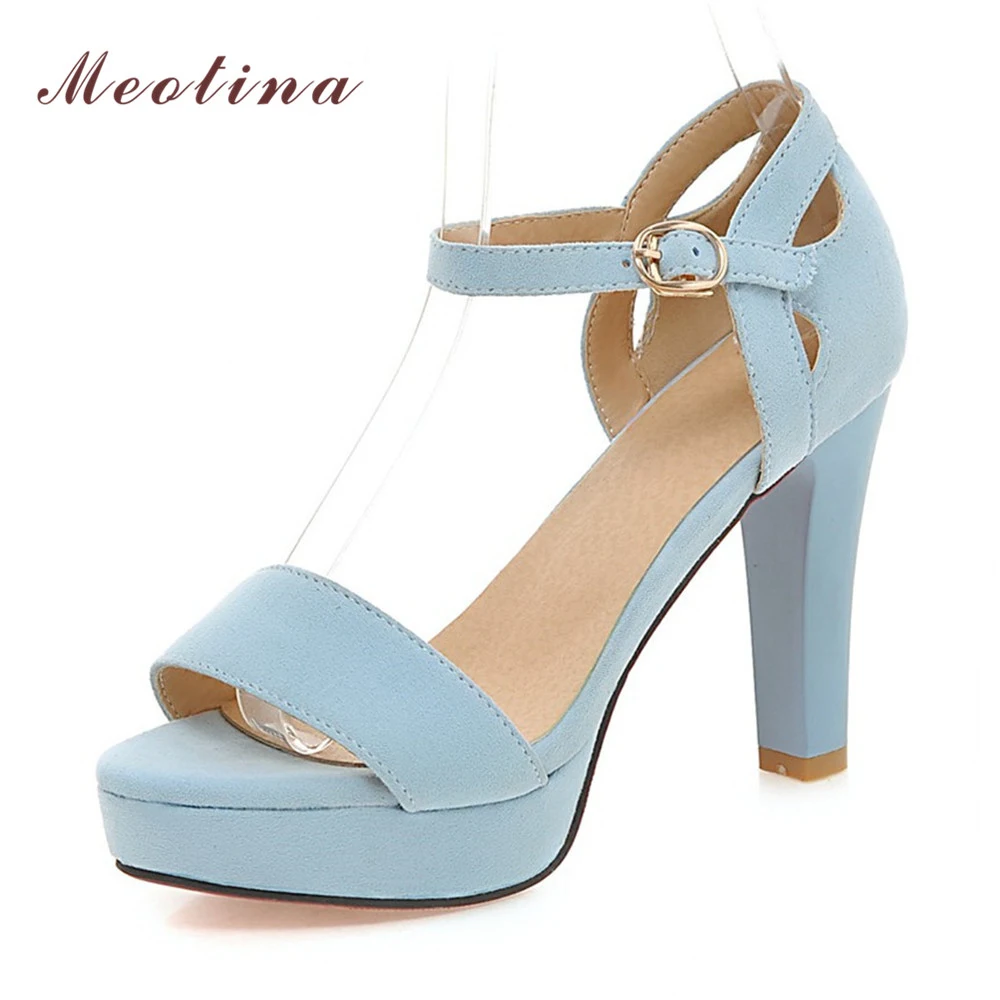 Meotina Shoes Women Sandals Open Toe High Heels Ankle Strap Summer Shoes Sexy High Heels Ladies Shoes Blue Orange Big Size 42 43
Meotina Shoes Women Sandals Open Toe High Heels Ankle Strap Summer Shoes Sexy High Heels Ladies Shoes Blue Orange Big Size 42 43