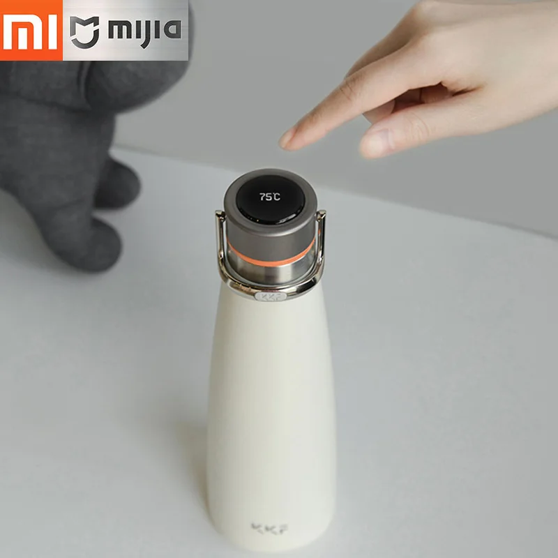 New Upgrade Xiaomi KKF Smart Thermos Temperature Display Vacuum Bottle 24h Vacuum Flask 475ML Travel Mug Stainless Steel Cup
New Upgrade Xiaomi KKF Smart Thermos Temperature Display Vacuum Bottle 24h Vacuum Flask 475ML Travel Mug Stainless Steel Cup