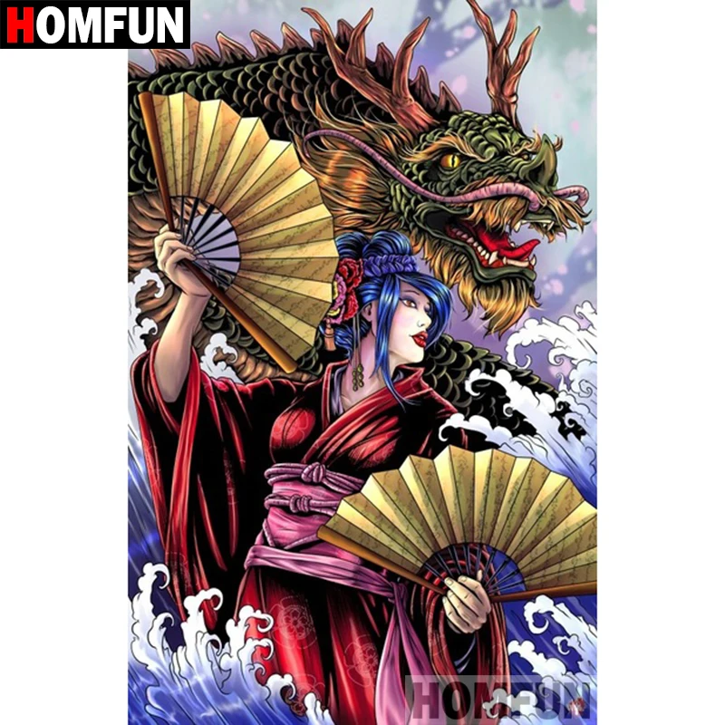 HOMFUN 5D DIY Diamond Painting Full Square/Round Drill "Girl dragon" Embroidery Cross Stitch gift Home Decor Gift A09341
HOMFUN 5D DIY Diamond Painting Full Square/Round Drill "Girl dragon" Embroidery Cross Stitch gift Home Decor Gift A09341