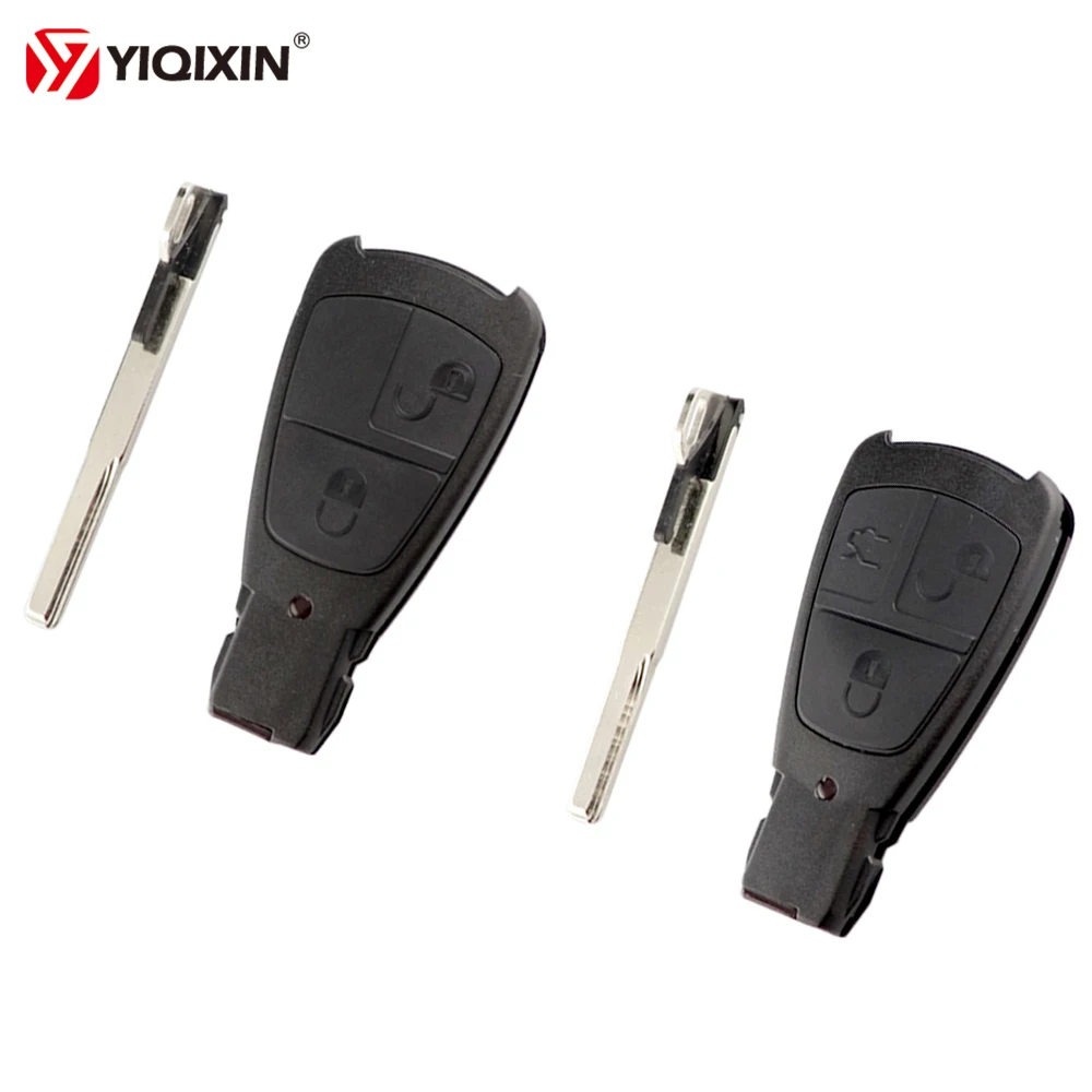 YIQIXIN 3 Button Old Style For Benz Mercedes C180 1998-2004 W202 Remote Car Key Shell Design Smart Key Fob Cover Case With Blade
YIQIXIN 3 Button Old Style For Benz Mercedes C180 1998-2004 W202 Remote Car Key Shell Design Smart Key Fob Cover Case With Blade