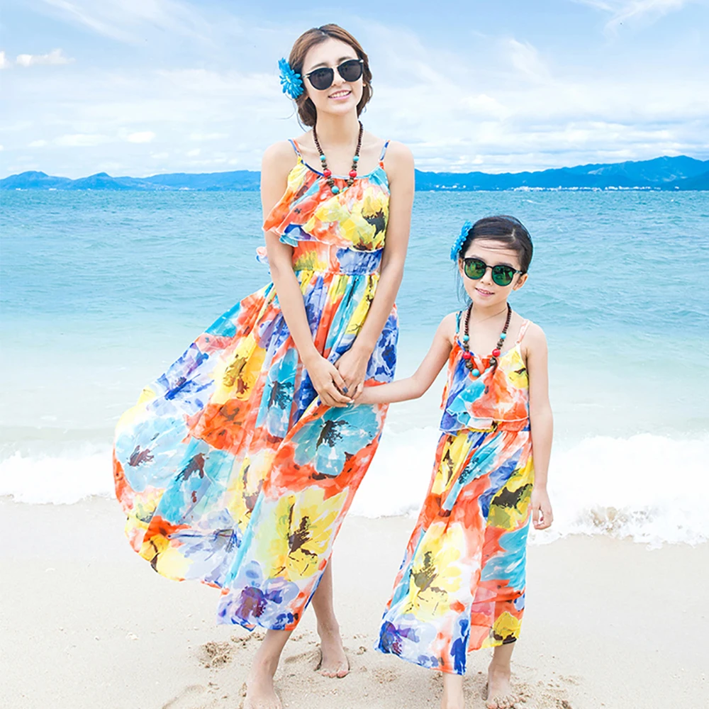 Ju1604 Summer Fashion Beach little Grils Dress Casual Lady Dress Family Matching Outfits Clothes Mother&Daughter Bohemian Dress
Ju1604 Summer Fashion Beach little Grils Dress Casual Lady Dress Family Matching Outfits Clothes Mother&Daughter Bohemian Dress