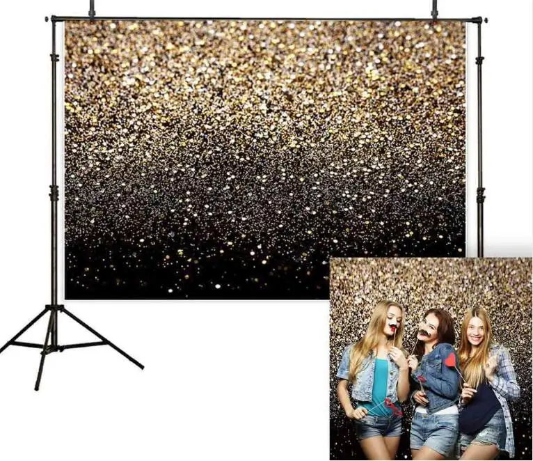 MEHOFOTO photography backdrop glitter bokeh gold black shiny party selfie wedding photo background studio photocall shoot prop
MEHOFOTO photography backdrop glitter bokeh gold black shiny party selfie wedding photo background studio photocall shoot prop