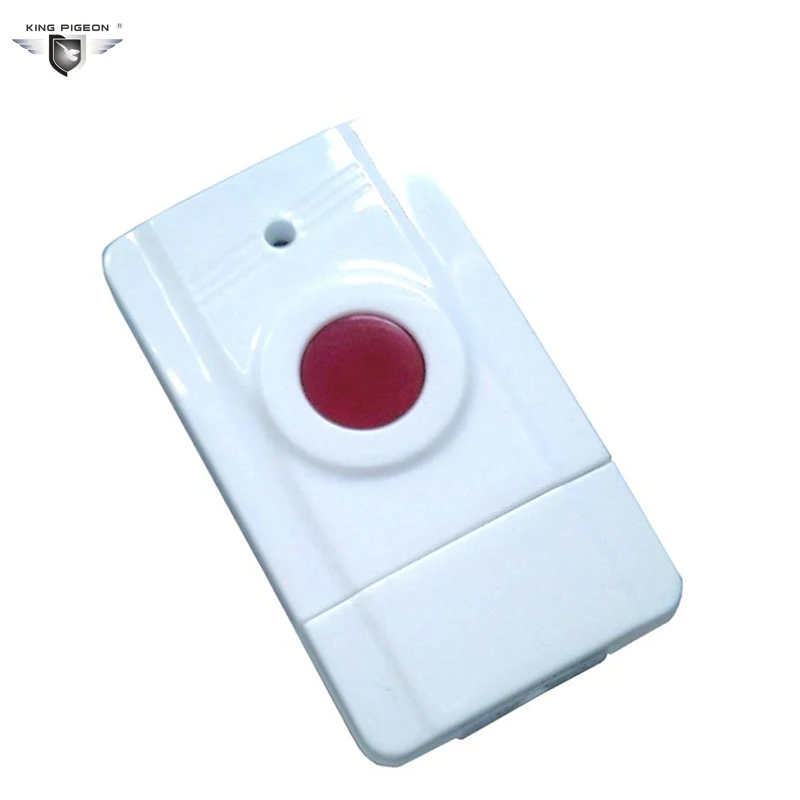 433MHz Wireless GSM Elderly Emergency Button Panic Button Personal Work With GSM SMS Security Alarm System King Pigeon EM-100
433MHz Wireless GSM Elderly Emergency Button Panic Button Personal Work With GSM SMS Security Alarm System King Pigeon EM-100