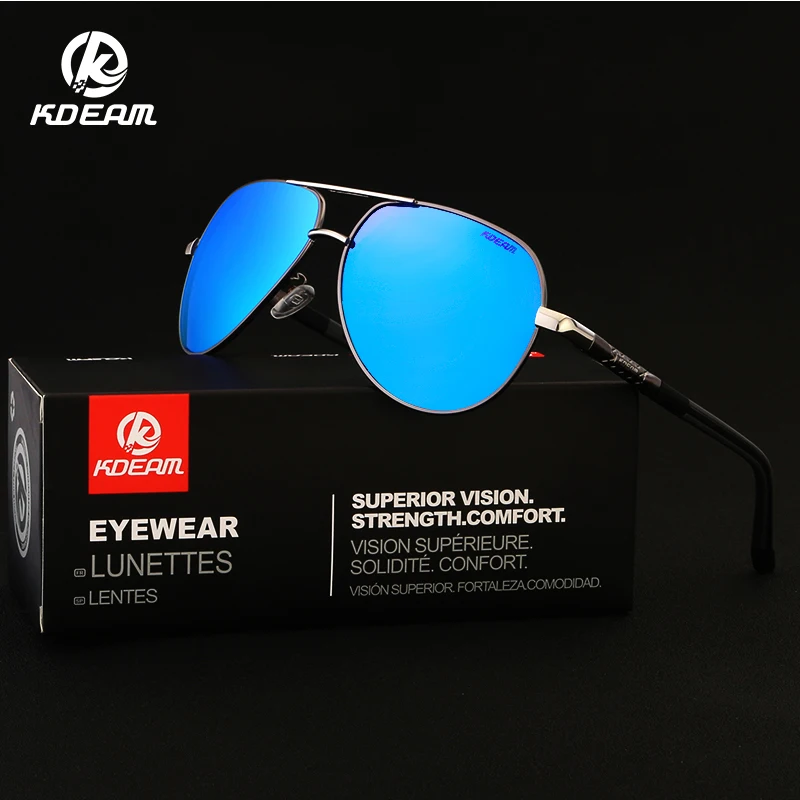 KDEAM Sports Sunglasses Polarized Mirror 100% UV400 6 Colors HD Beach Shades With Case KD8725
KDEAM Sports Sunglasses Polarized Mirror 100% UV400 6 Colors HD Beach Shades With Case KD8725