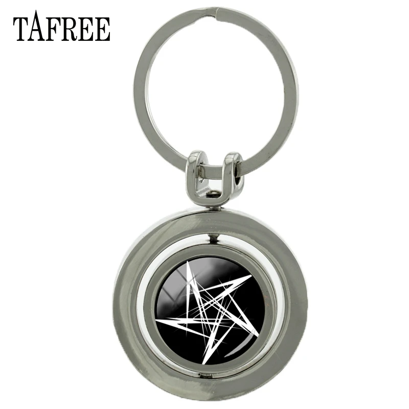TAFREE Revolving Five-pointed star Picture Double Sides Rotatable Keychain Black cool men accessories gift bag car Jewelry DT40
TAFREE Revolving Five-pointed star Picture Double Sides Rotatable Keychain Black cool men accessories gift bag car Jewelry DT40