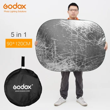 Godox 35" * 47" 90 x 120cm 5 in 1 Portable Ohotography Reflector Board Collapsible for Studio Photography Reflector
Godox 35" * 47" 90 x 120cm 5 in 1 Portable Ohotography Reflector Board Collapsible for Studio Photography Reflector