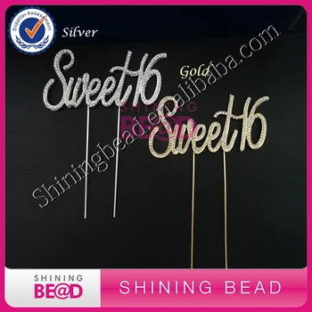30pcs Sweet 16 Cake Topper-Premium Crystal Rhinestones-Monogram Number Sixteen-16th Birthday Party Decoration-Sweet 16 Silver
30pcs Sweet 16 Cake Topper-Premium Crystal Rhinestones-Monogram Number Sixteen-16th Birthday Party Decoration-Sweet 16 Silver