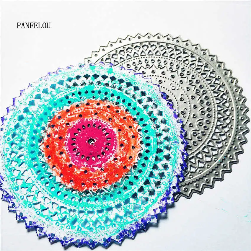 PANFELOU Large size disk metal craft paper die cutting dies Scrapbooking/DIY Easter wedding Embossing mould cards
PANFELOU Large size disk metal craft paper die cutting dies Scrapbooking/DIY Easter wedding Embossing mould cards