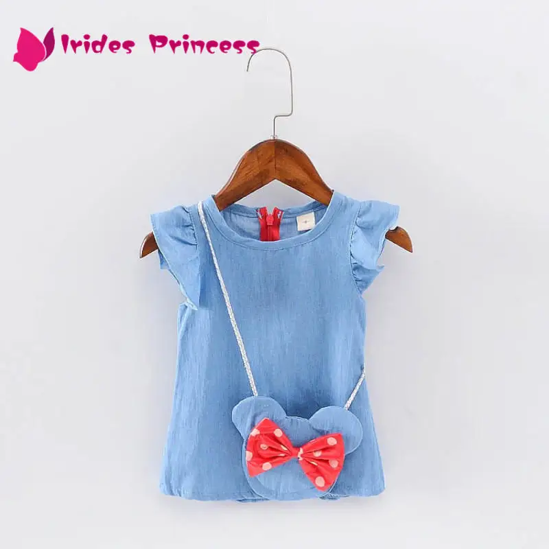 New Baby Girl Dress Summer Solid Denim Princess Party Cute Cotton Baby Girls Clothing Kids Bow-knot Dresses New 2018
New Baby Girl Dress Summer Solid Denim Princess Party Cute Cotton Baby Girls Clothing Kids Bow-knot Dresses New 2018