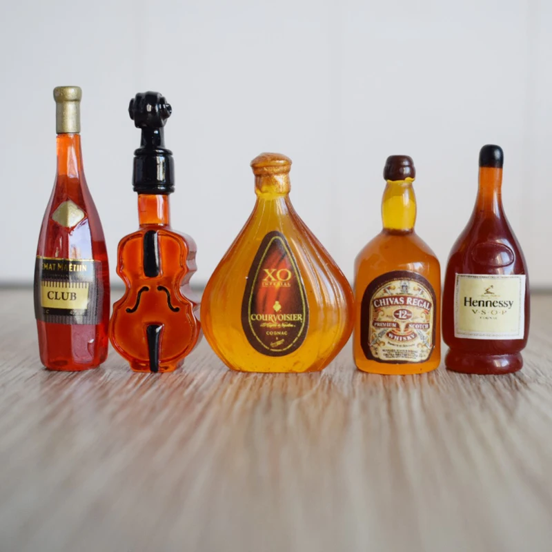 5PCS 1/6 Miniature Dollhouse Wine Bottles Drinks Model Mini Pretend Play Doll Food Kitchen Toy
5PCS 1/6 Miniature Dollhouse Wine Bottles Drinks Model Mini Pretend Play Doll Food Kitchen Toy